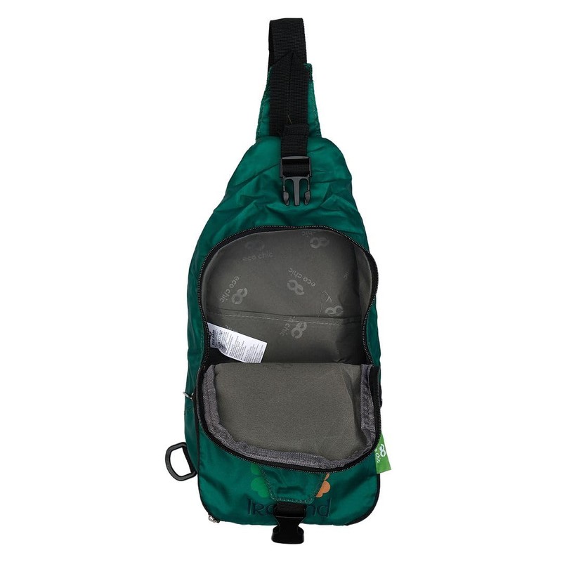 ECO CHIC Tourist Collection Foldable Crossbody Bag Recycled Plastic Shoulder