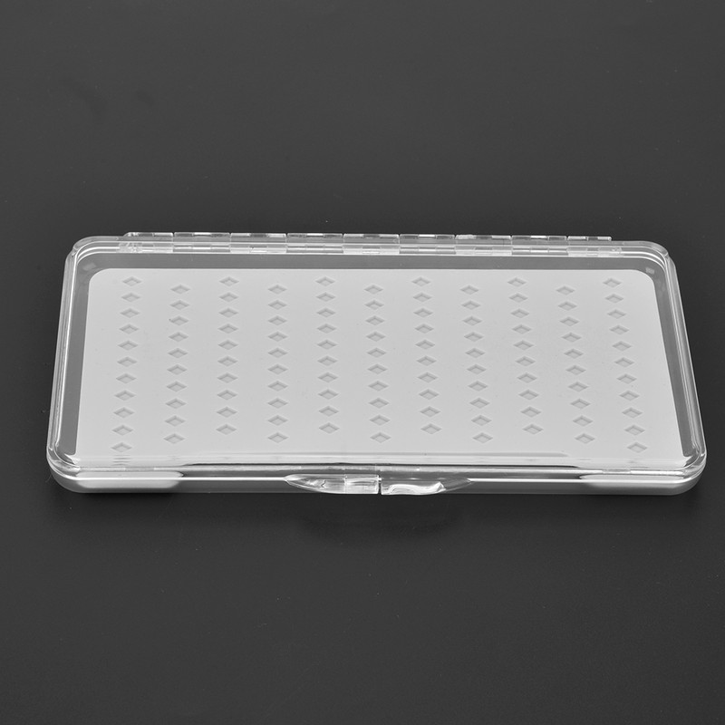 Ultra Thin Transparent Fly Lure Box Bait Storage Case Container