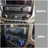 KEEGTBOX Center Console AC Air Conditioner Button Knob Cover 4WD