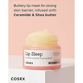 COSRX Lip Care Balm for Dry Chapped Lips, Enriched with Shea Butter, Sleeping Mask, Korean Skin Care, Animal Testing-Free, Artificial Fragrance-Free, 