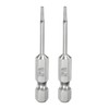 QUARKZMAN Pack of 2 T6 Security Torx Bit 1/4 Inch