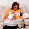 momjug Hydration Water Bottle for Moms 50oz (Without Indicator, Pink)