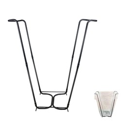 Outdoor Trash Bag Holder Stand,Metal Garbage Bag Holder for 30-45 Gallon Bags,Leaf Bag Support Stand Holder,Portable Multi-Use Garbage Bag Frame Holder for Leaves Camping Lawn Party Weeding Yard