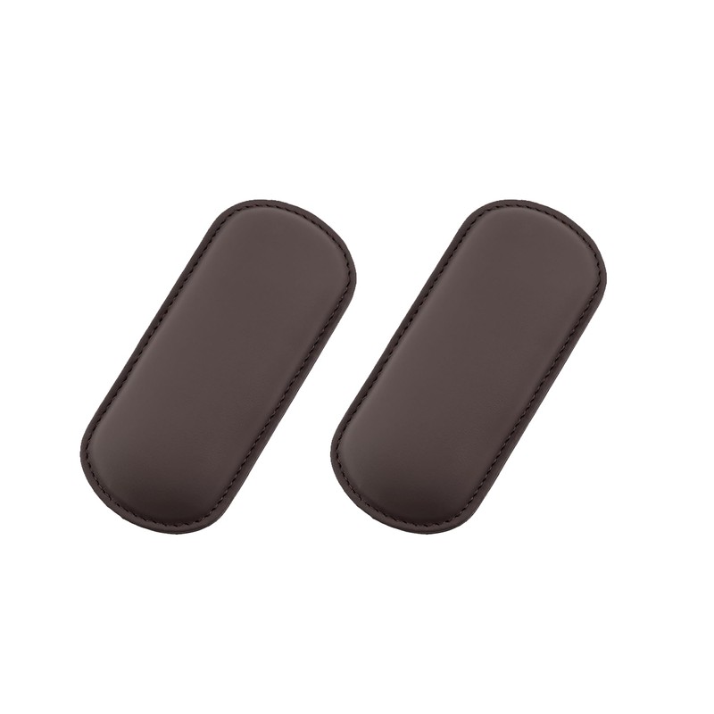 Tioollev 2PCS Car Door Armrest Pads,Soft Leather+Memory Foam Car Knee