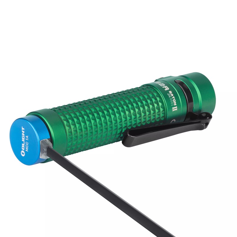 Olight S2R Baton II Green Side Switch LED EDC Rechargeable