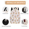 Scovotec Corgi Cute 3PCS Backpack Set for Teens Elementary Middle