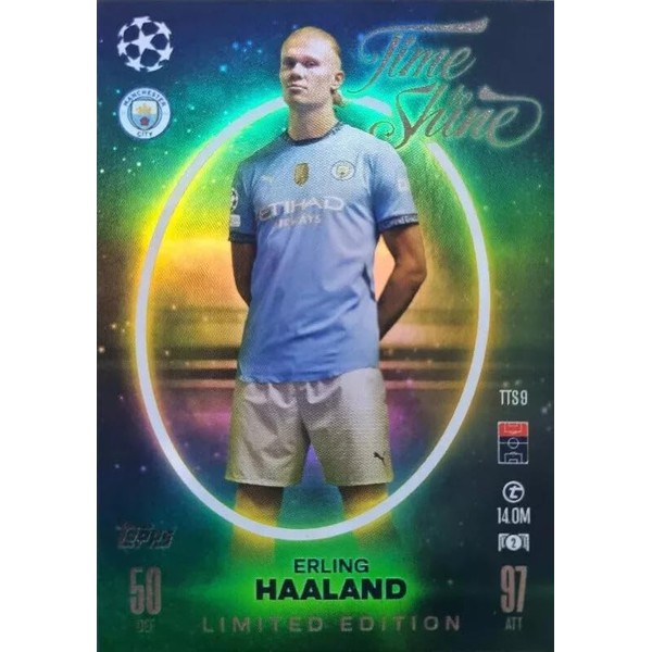 Match Attax 2024 2025 Erling Haaland Limited Edition Time to