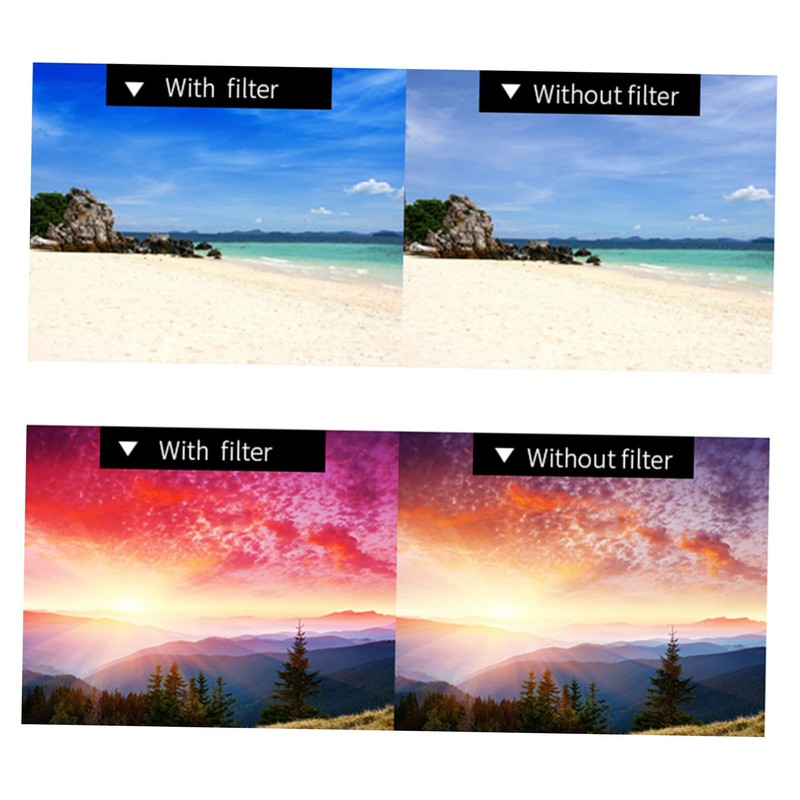 CIYODO 10pcs Sunset Light Film for Photography Photo Correction Lighting