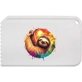 Azeeda 'Sloth at Sunset' Plastic Ice Scraper (IC00037154)