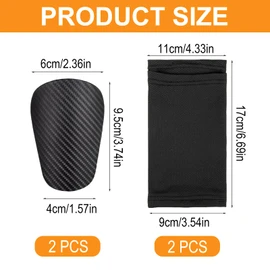 Mini Shin Pads, Shin Pad Socks, Small Football Shin Pads, Lightweight Shin Pads for Teenagers Kids Boys Girls, Shin Guards for Football Training Protector