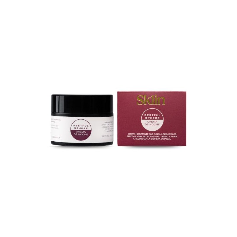 Crema Noche Restful Sphere Hidratación Regeneradora Karité Coenzima Q10 Rosa