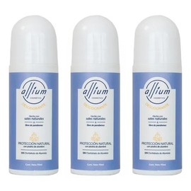 Desodorante Natural Sin Aluminio Mujer Y Hombre Allium 3 Pz