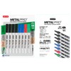 ZEYAR Permanent Markers, Medium Bullet Tip, Aluminum Barrel, Waterproof ink,