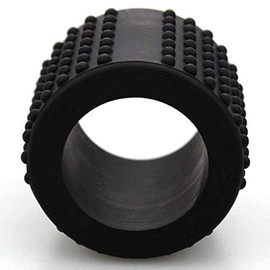 Black Food-Grade Silicone Tattoo Grip Cover - Dia 25x30mm Professional Tattoo Pen Sleeve | Non-Slip Grip Accessories for Tattoo Artists, Silicone Grip Cover (25xH30mm, 3.7cm*3cm) for Pen Accessories