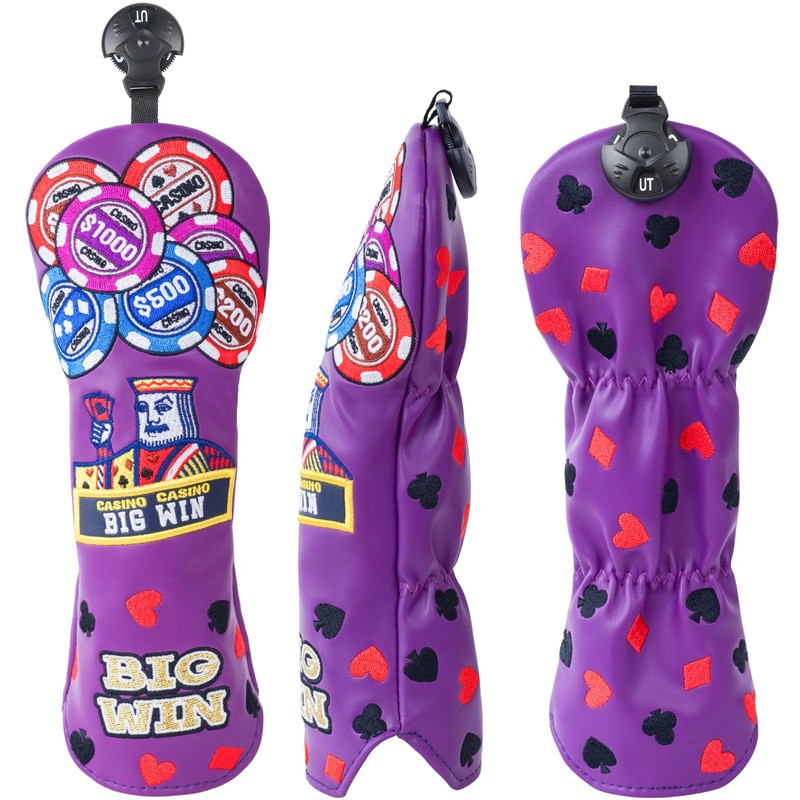 Golf Club Head covers Hybrid Utility Rescue with Interchangeable Number