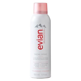 Evian Facial Spray 1.7 oz - Hydrating Mineral Water Mist for Face & Skin - Refreshes Makeup and Tones Skin - TSA-Approved Mini Facial Spray Set for Da