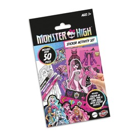Monster High by Bladez Toyz Sticker Set with Over 50 Stickers - 1 Pack - Creative Fun for Kids - Stickers for Children Perfect for Party Bags & Gifts - Customise Cards & Scenes - Portable Playtime