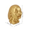 Fertility Statue Resin Handmade Golden Exquisite Creative Fertility Idol Sculpture
