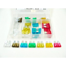 Jurassic Classic Auto Parts Buick 5-30 Amp Assortment of 30 Blade Fuses Kit Electric Panel Breaker Box