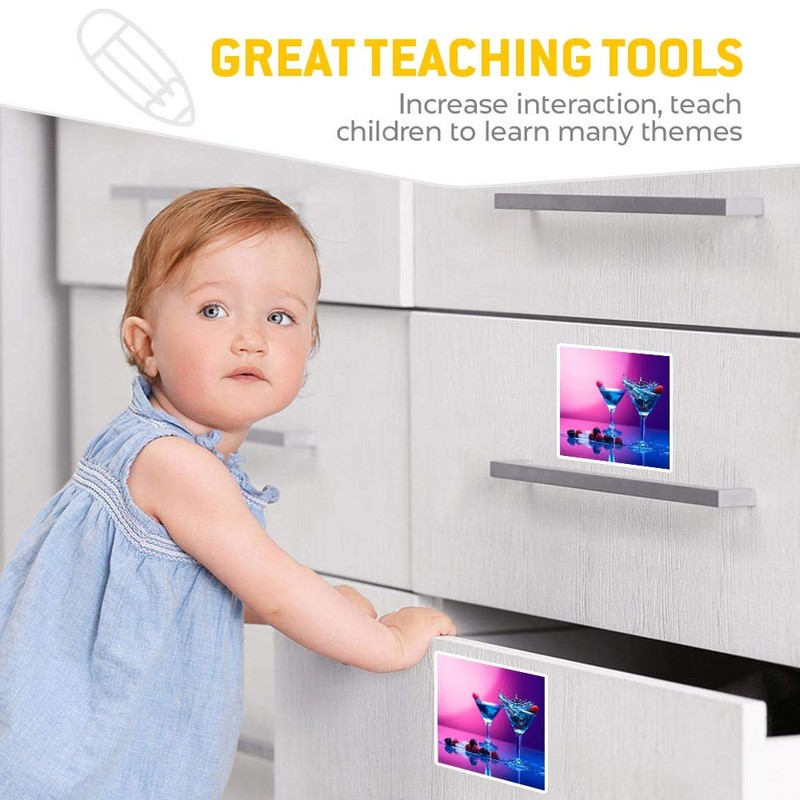 2 x 10cm Square Vinyl Stickers - Cocktail Drinks Beverage