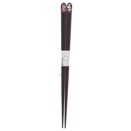 Chopsticks 金座 Red Plum Wood (Natural Wood) Lacquer End Corner 20.5 cm