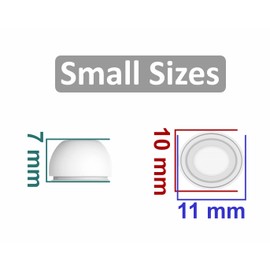 3 Pairs Compatible with AirPods Pro and Pro 2 Ear Tips Buds, Small Size Replacement Silicone Rubber Eartips Earbuds Gel Accessories Compatible with AirPods Pro 2 and Pro - Small White