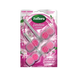 Zoflora Toilet Block, Antibacterial Toilet Freshener, Limitless Scents Sweet Freesia & Jasmine, Pack of 2, with Scent Boosting Technology