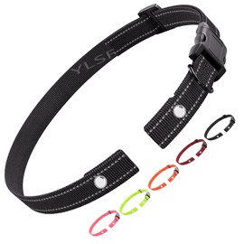 ETPET Dog Replacement Collar Strap for Electronic Fence Training Barking Collar GPS Tracker Receivers-Compatible with Nearly All Brands and Models of Electric Collars -3/4 Inch Nylon Collar Strap