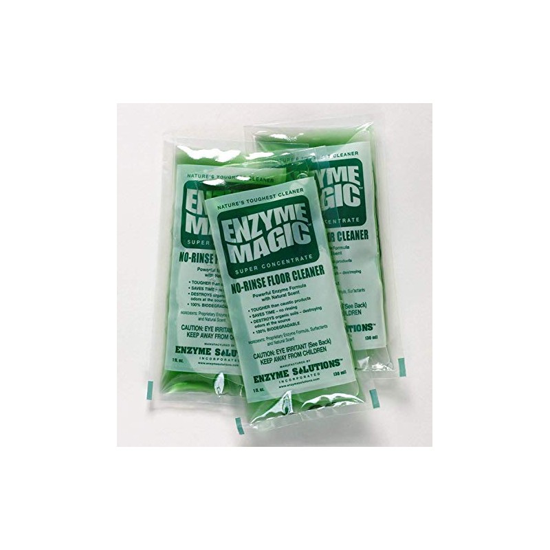 Enzyme Magic No-Rinse Floor Cleaner; Industrial Strength Powerful Enzyme Formula