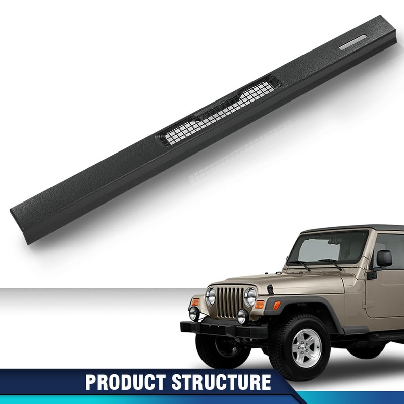 PIT66 Dash Top Cover Compatible with Jeep Wrangler TJ 1997-2006