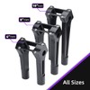 6 Inch Pullback Handlebar Risers for Harley 1' Diameter Handlebars