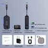 Bluetooth Transmitter Receiver with Airplane Adapter: Wireless Audio Transmitter for