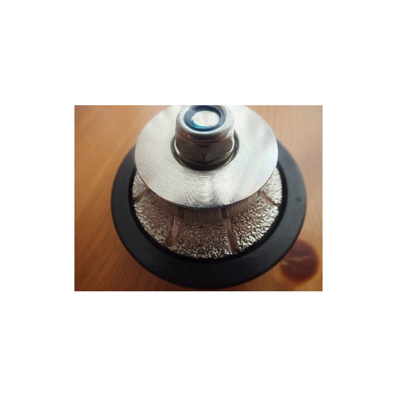 Diamond Vacuum Brazed Radius (B5) Profile Wheel Single Sided