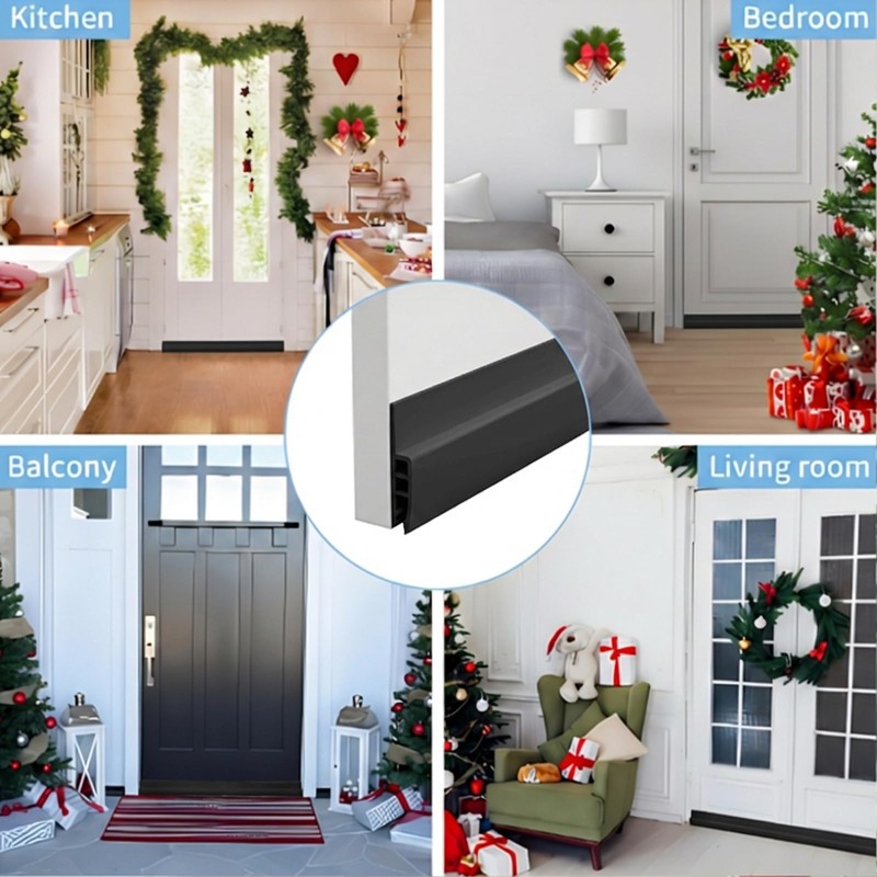 Door Draft Stopper Set - Door Bottom Seal - Door