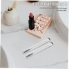 DECHOUS 10PCS Eyelash Wand with Elegant Flower Cap Soft Eyelash