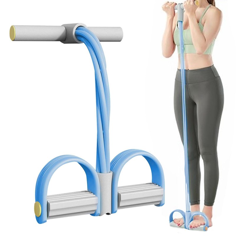 Resistance Band,Multifunction Tension Rope,6-Tube Elastic Yoga Puller,Trainer Workout Women Tension