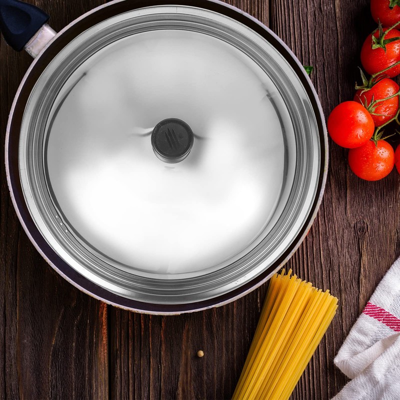 Operitacx Pot Lid Stainless Steel Lid Pan Lid Wok Pot
