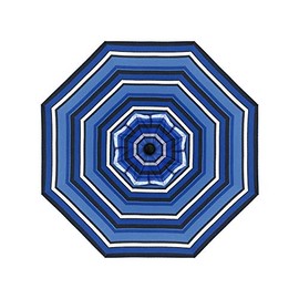 Treasure Garden Umbrella Octagon Replacement Canopy, Compatible for 9FT Outdoor Patio Frames with 8 Ribs (9 FT Octagon Obravia: Hampton Stripe)