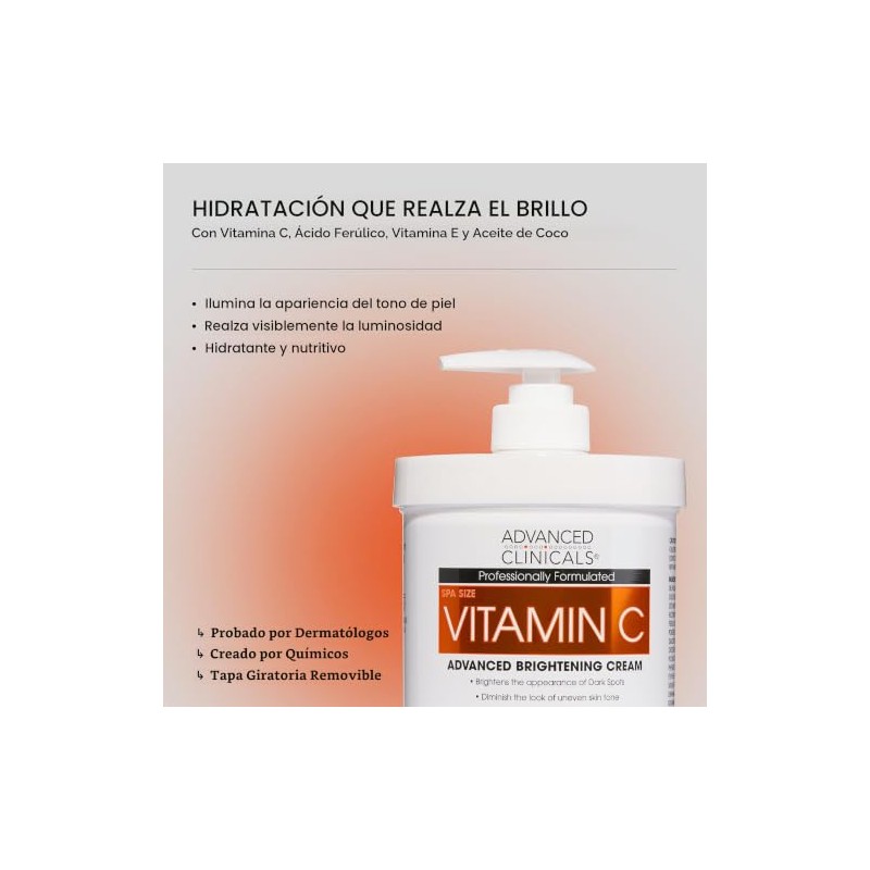 ADVANCED CLINICALS 2 PACK SET - CREMA CORPORAL VITAMINA C