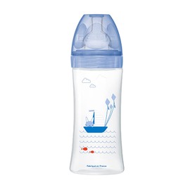 Dodie Anticolic Sensation+ Sea 6 Months Flat Teat River 3 Blue 330ml Pack of 1