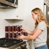 WELLIFE Amber Mason Jars, 9 Pack wide mouth mason jars