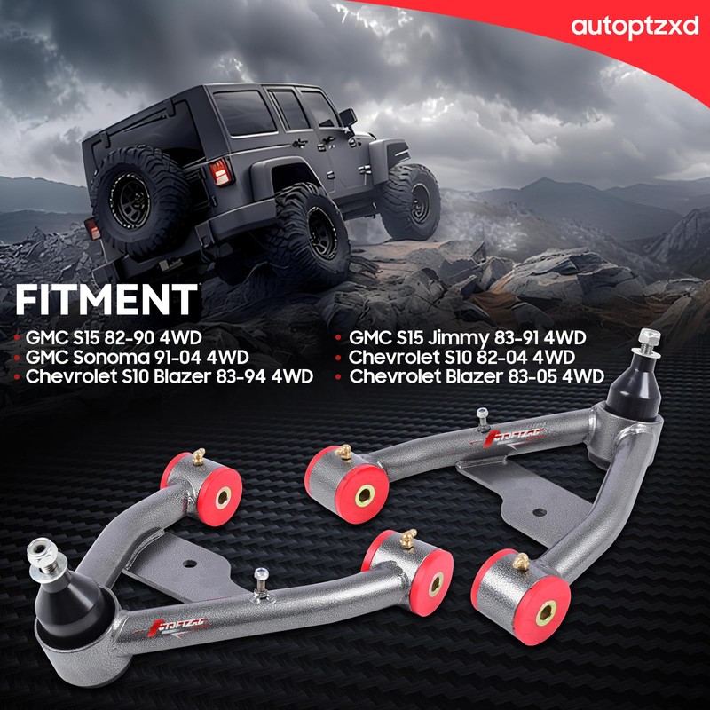 2-4" Lift Front Upper Control Arms for Chevy S10 Blazer/GM