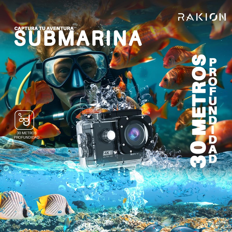 REKION GO Pro Sports Camera 4K