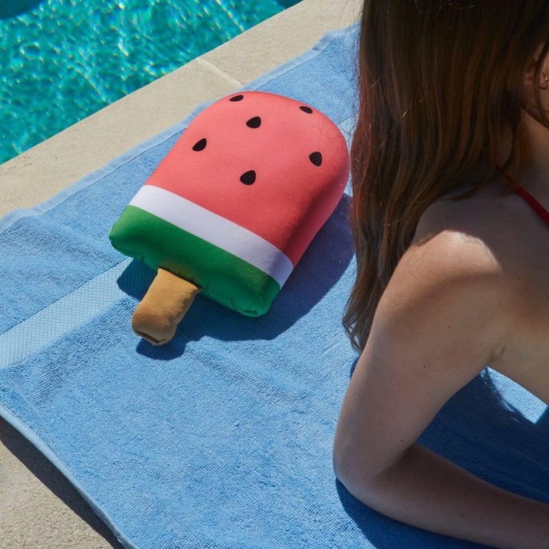 balvi Watermelon Popsicle Beach Cushion Ergonomic with Zip Polyester