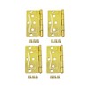 QCAA Heavy Non-Mortise Butterfly Hinge for Mobile Home/RV,3.5", Removable Loose