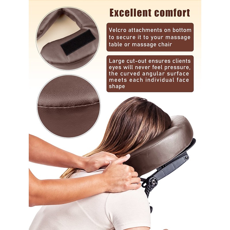 Kalolary Massage Face Cradle Pillow for Massage Tables, Universal Crescent