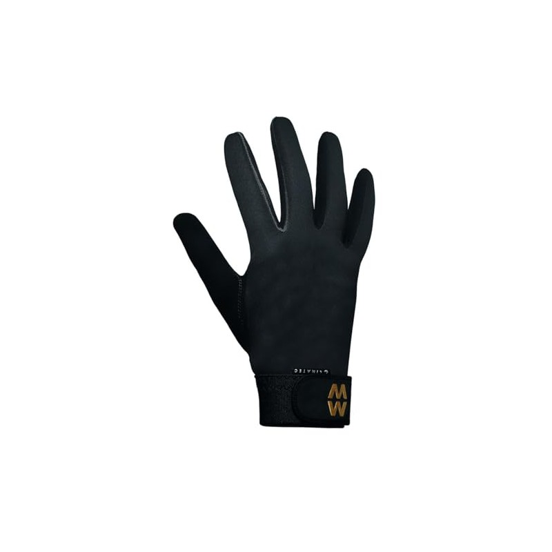 MACWET CLIMATIC LONG CUFF RIDING GLOVES (BLACK, 8.0)