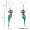 BONSNY Acrylic Drop Dangle Cute Animal Parrot Earrings Jewellery for