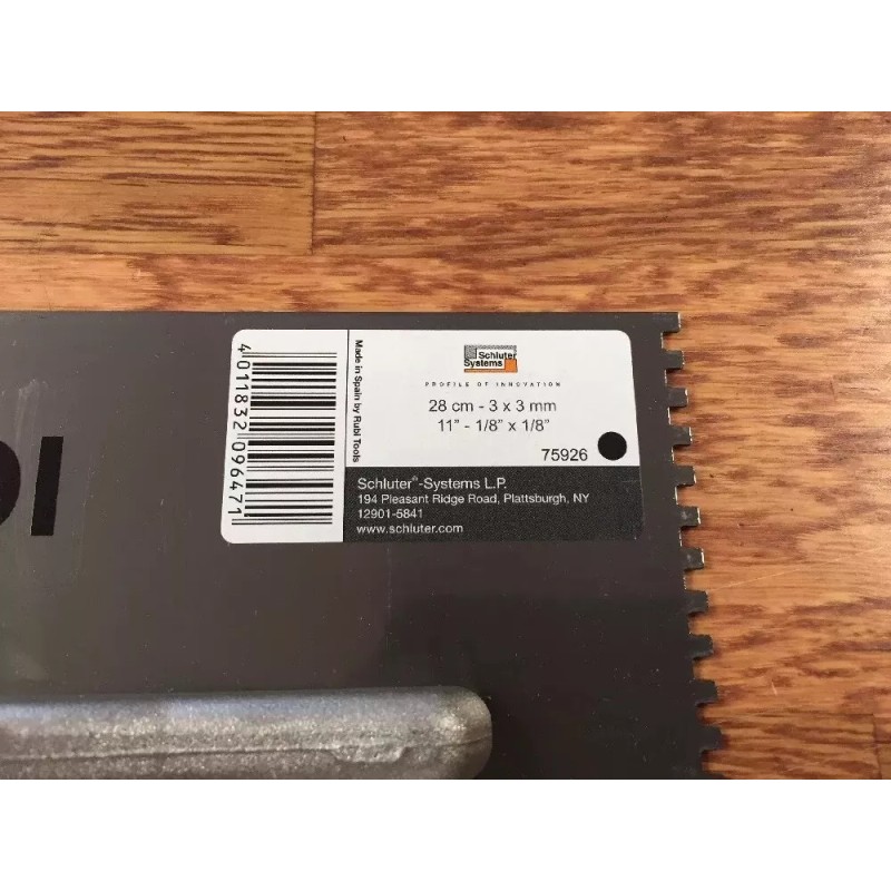 Schluter Kerdi Flooring Trowel