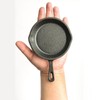 Small Frying Pan Cast Iron Handle Desing Nonstick Mini Sizzling